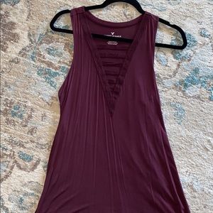 American Eagle Bar Cut Out Tank Top